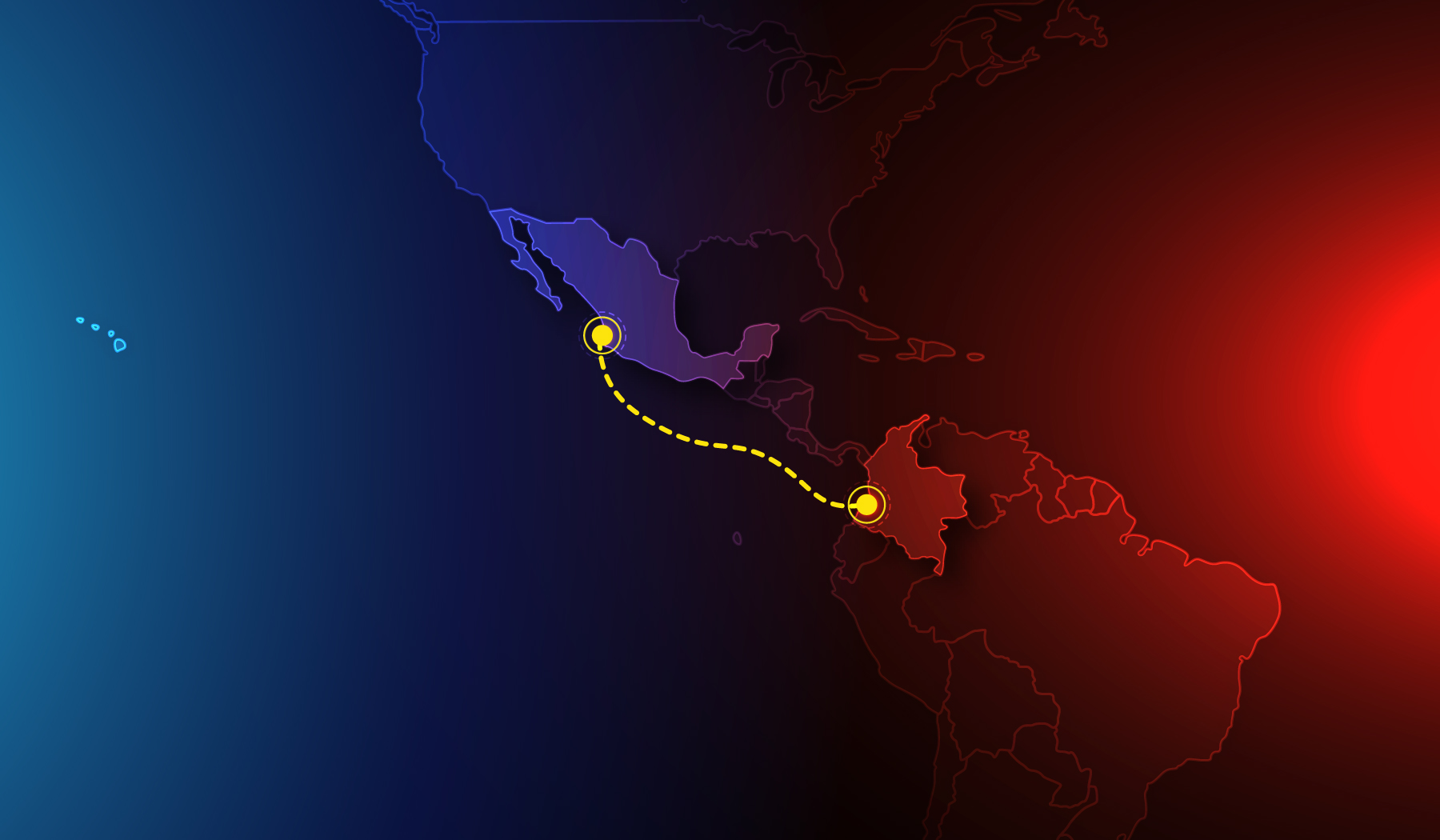 Mazatlan and/or Manzanillo, Mexico to Buenaventura, Colombia