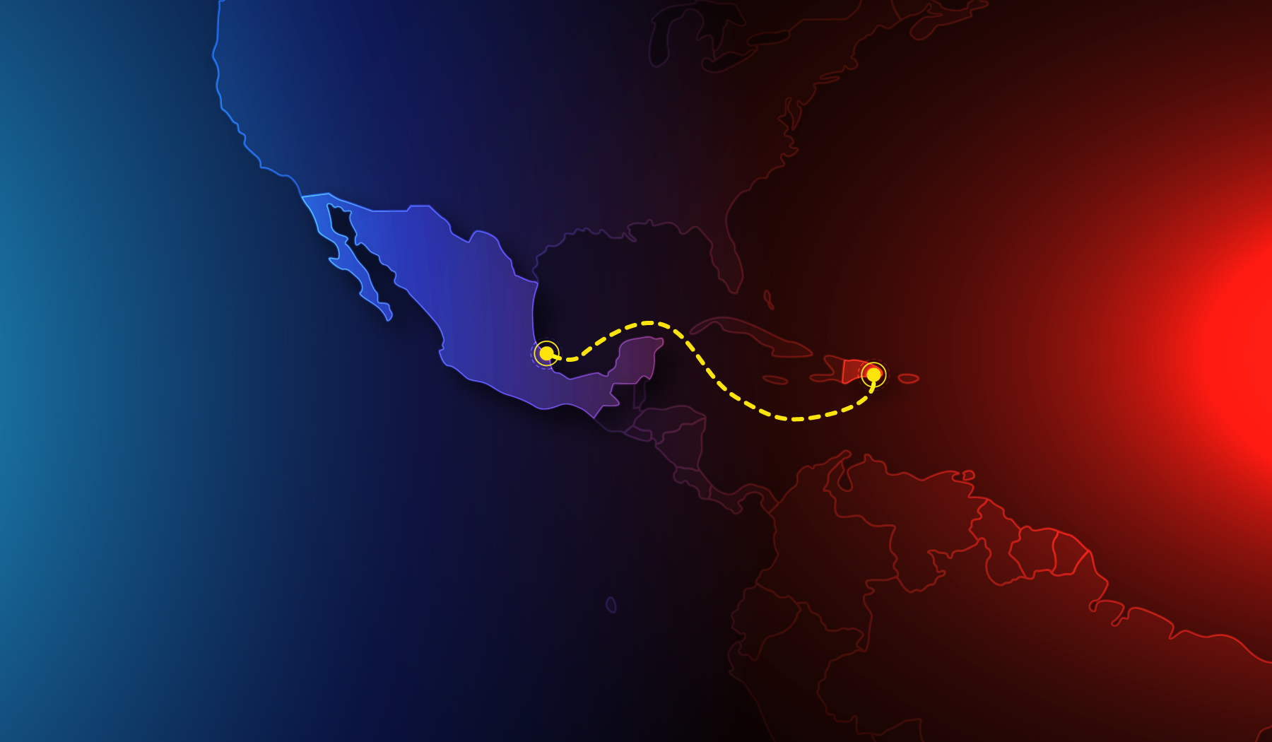 Veracruz, Mexico to Rio Haina, Dominican Republic